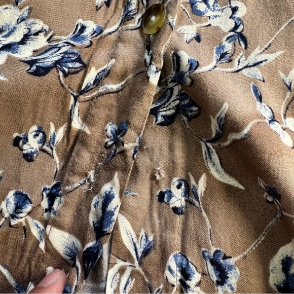 Vintage x Chablis Beige and Brown Sleeveless Maxi - Picture 8 of 11